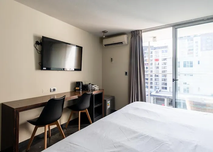 Habitacion Tribeca Super King Con Wifi Y Balcon Santiago de Chile admite animales